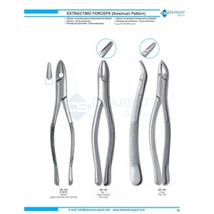 Extracting Forceps American Pattern