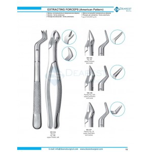 Extracting Forceps American Pattern