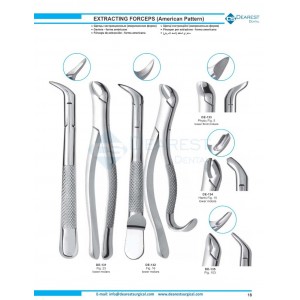 Extracting Forceps American Pattern