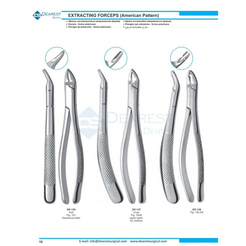 Extracting Forceps American Pattern