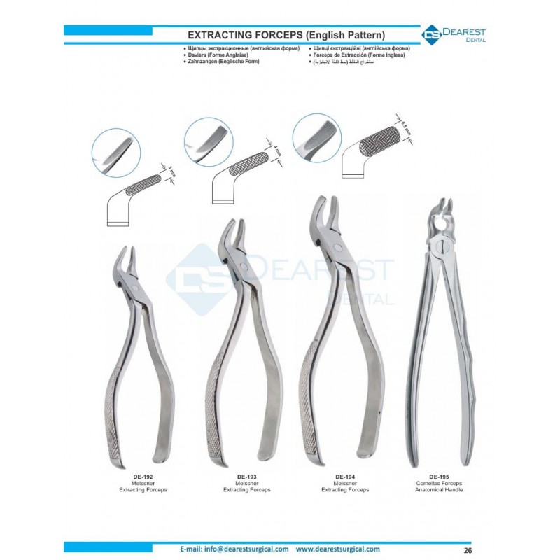 Extracting Forceps (English Pattern)