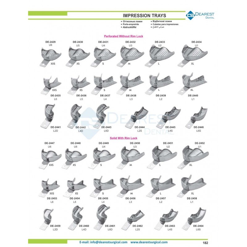 Impression Trays