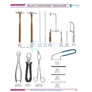 Mallets - Plaster Shears - Saws & Blades
