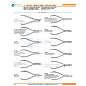 Pliers For Orthodontics & Prostheties