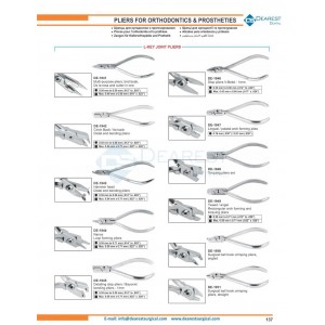 Pliers For Orthodontics & Prostheties