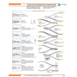 Pliers For Orthodontics & Prostheties