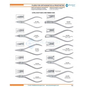 Pliers For Orthodontics & Prostheties