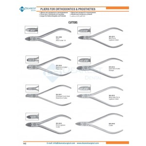 Pliers For Orthodontics & Prostheties