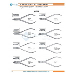 Pliers For Orthodontics & Prostheties