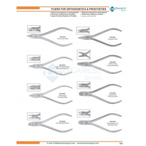 Pliers For Orthodontics & Prostheties