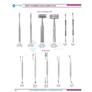 Root Planning Files & Bone Files