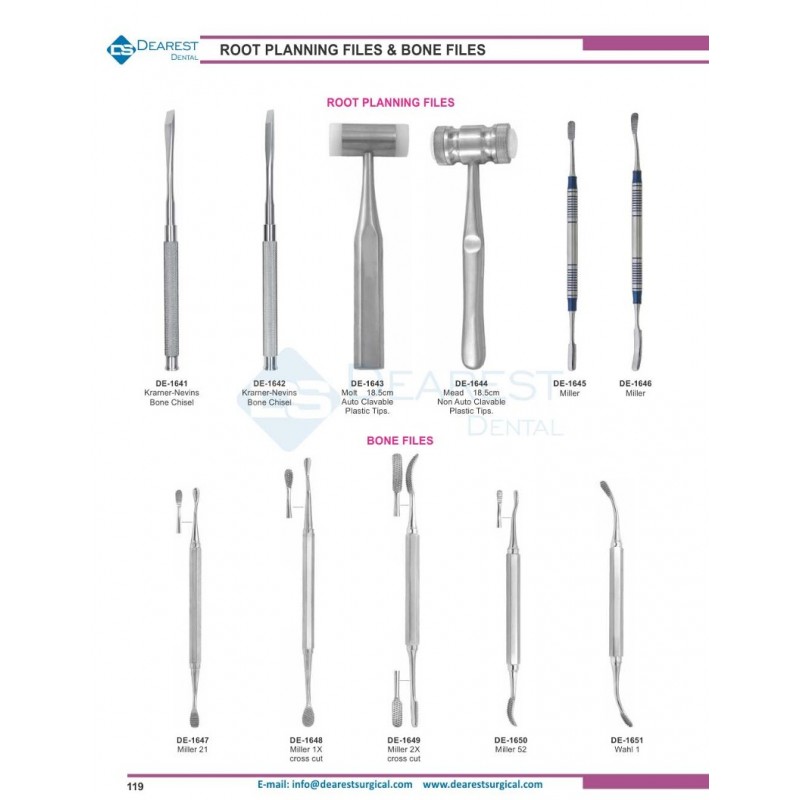 Root Planning Files & Bone Files